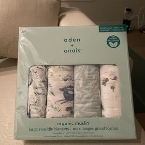 Aden + Anais super soft organic muslin swaddles